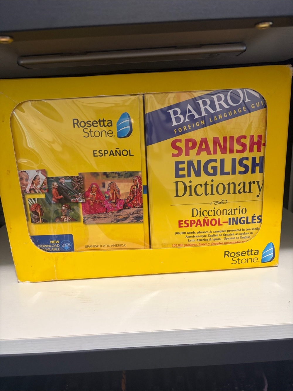 Rosetta Stone Spanish-English Learning Set - Yellow